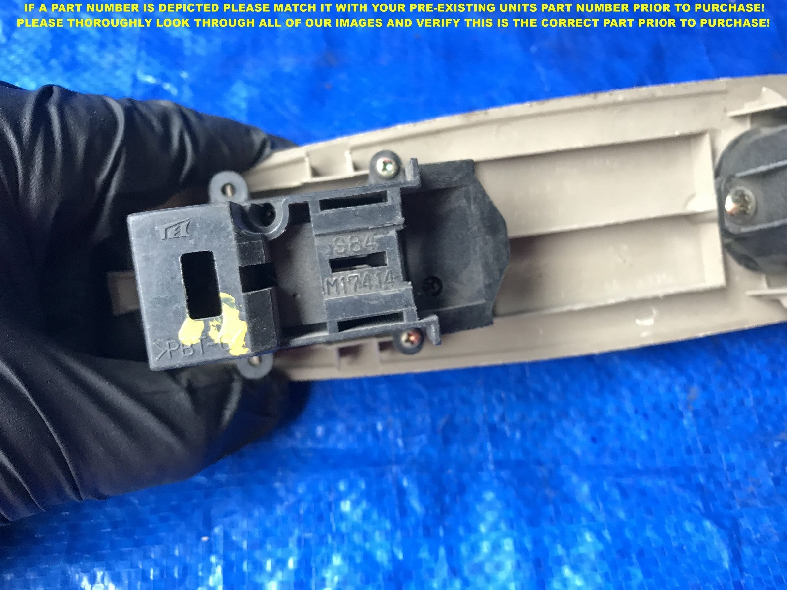 OEM 1998 1999 2000 2001 HONDA ACCORD SEDAN PASSENGER RIGHT REAR WINDOW SWITCH 3