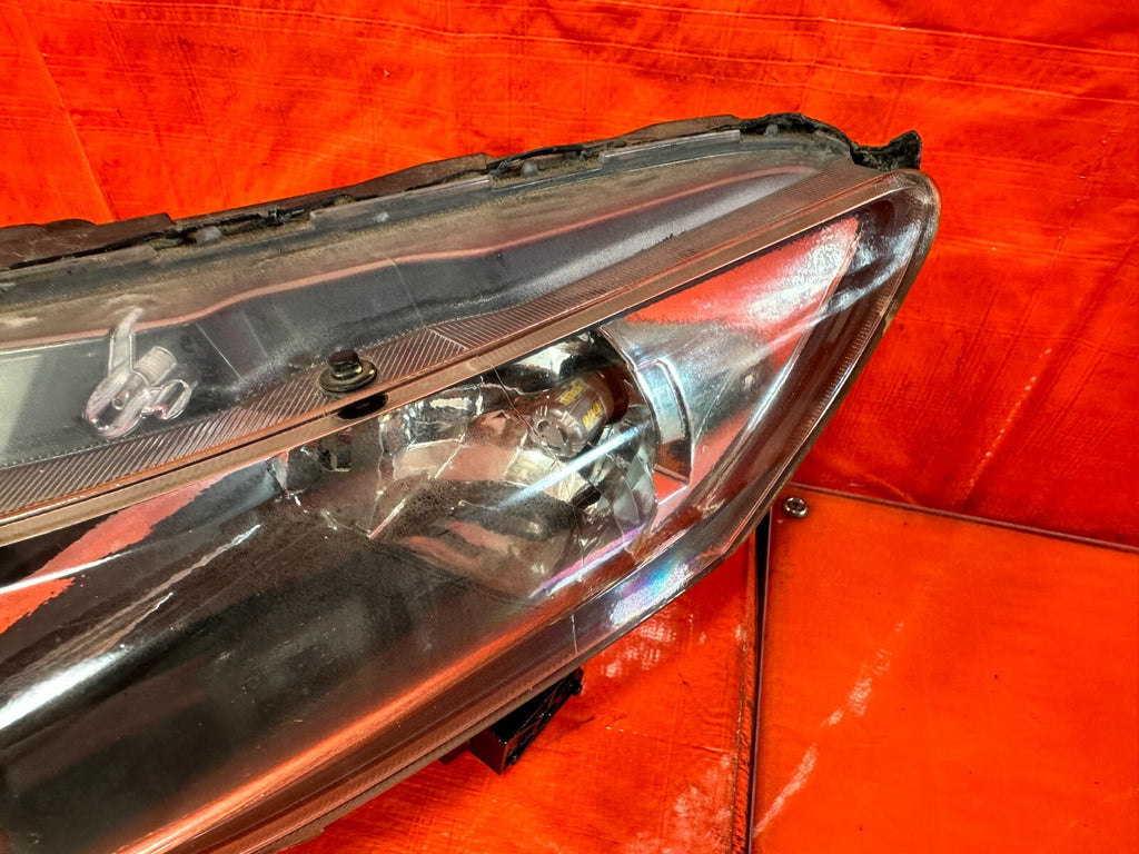 09 14 ACURA TSX   JDM MODEL BLACK HOUGING HEADLIGHT HEADLAMPS   W/ BALLASTS OEM3