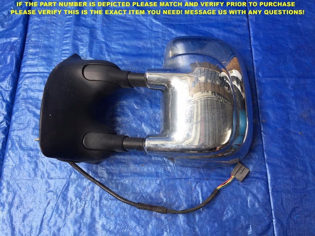 OEM 1999 2000 2001 2002 2003 2004 FORD F250 F350 DRIVER LEFT SIDE VIEW MIRROR #40