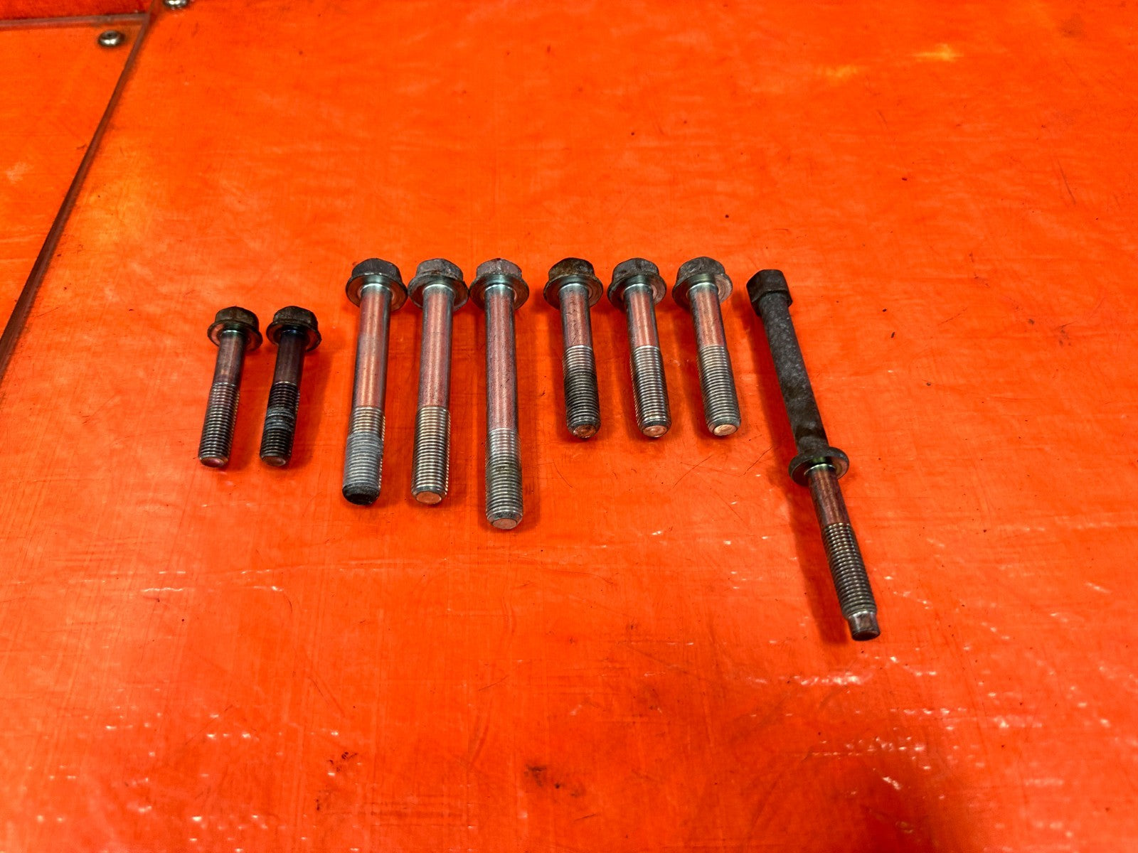 09 14 ACURA TSX   K24Z3 2.4L   TRANSMISSION BELL HOUSING BOLTS HARDWARE OEM 3051