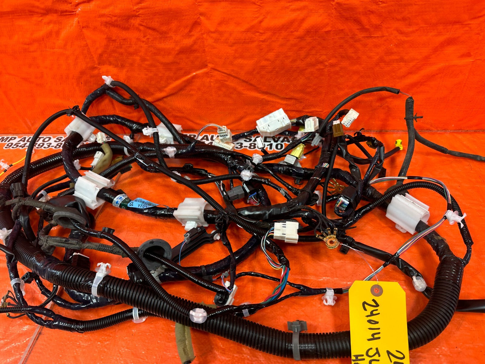 2008 INFINTI G37 COUPE S SPORT   INTERIOR FLOOR WIRING HARNESS WIRE LOOM OEM 2486