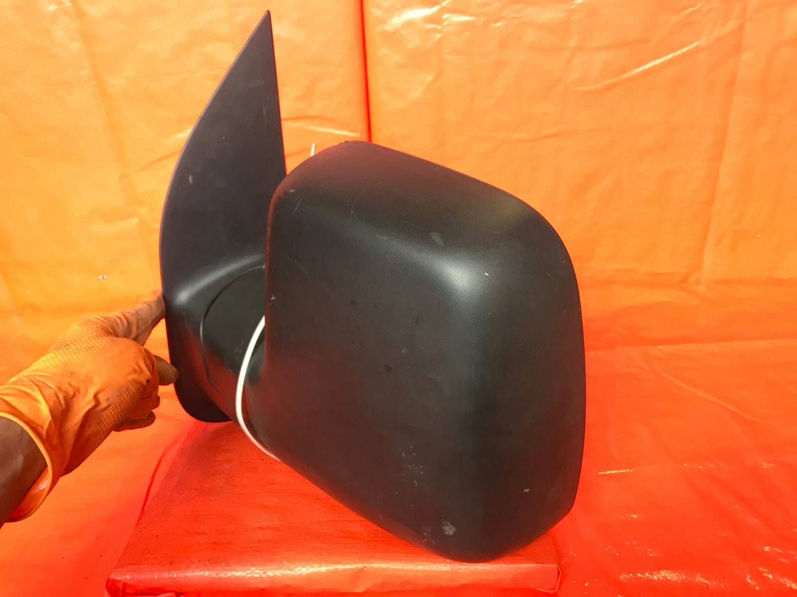 OEM 2007 2008 2009 FORD E 150 DRIVER LEFT SIDE VIEW MIRROR   MANUAL   BLACK4