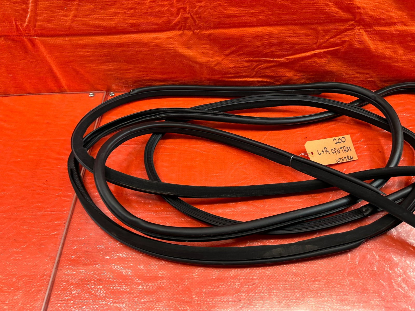 17 20 INFINITI Q60 CHASSIS TO DOOR OPEN TRIM WEATHER STRIP LEFT & RIGHT OEM #2008