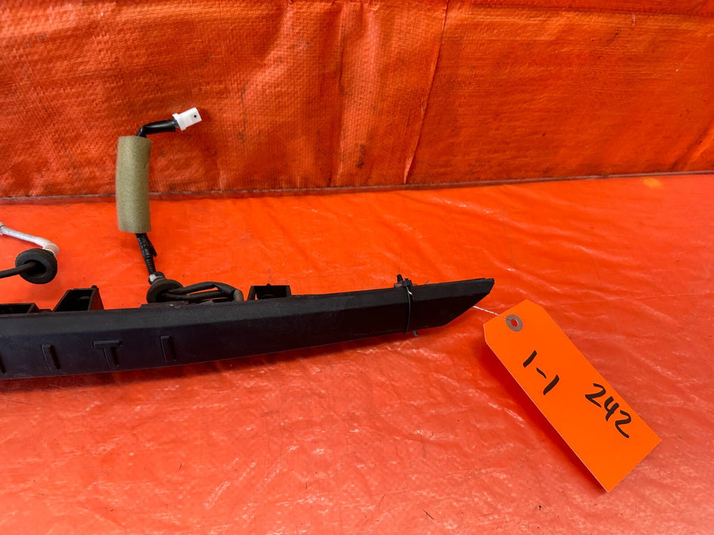 14 17 INFINITI Q50   REAR UPPER TRUNK TRIM W/ BACK UP CAMERA & INFINITI TEXT 2422