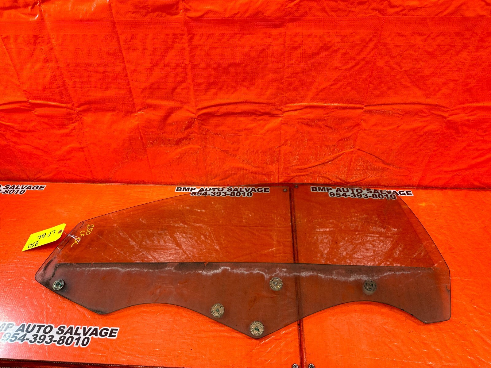 00 05 TOYOTA CELICA   DOOR GLASS WINDOW   DRIVER LEFT SIDE   OEM #2500