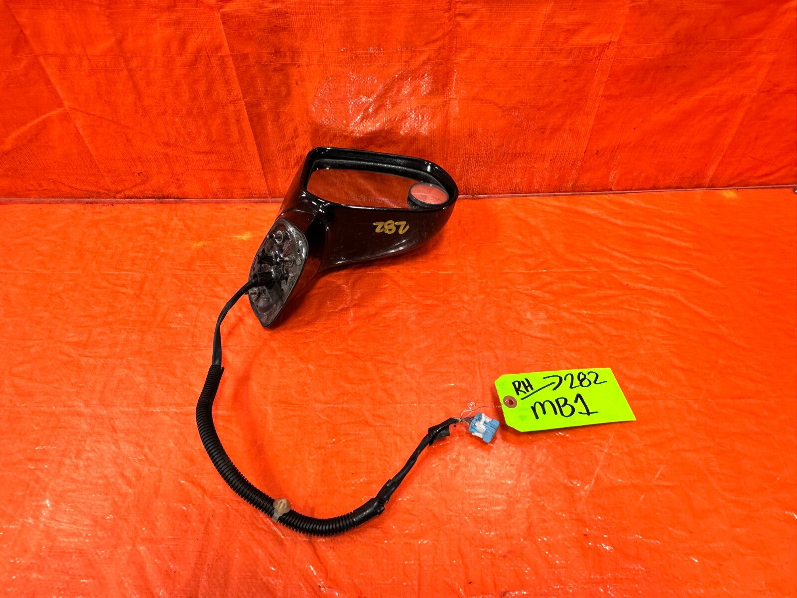 06 11 HONDA CIVIC SEDAN 4 DOOR   SIDE VIEW MIRROR   RIGHT    BLACK   OEM #2821