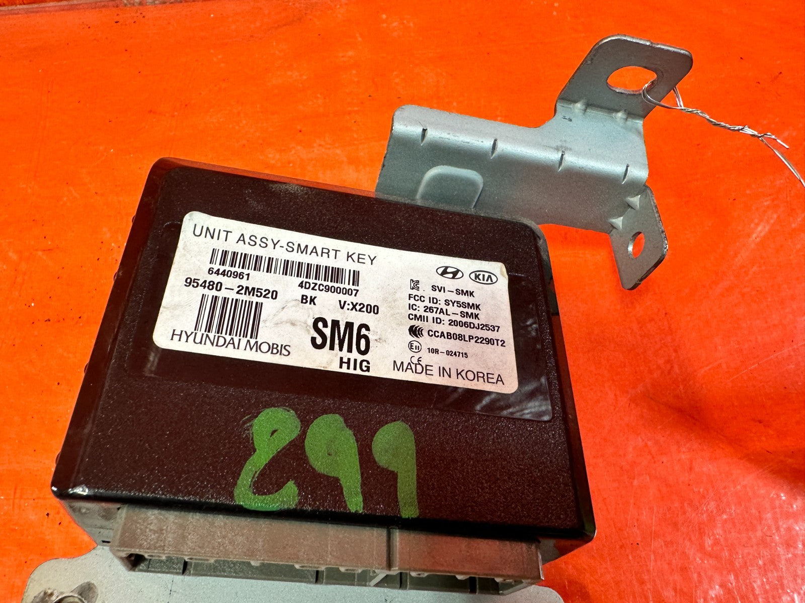 2013 13  HYUNDAI GENESIS COUPE TRACK   SMART KEY IGNITION MODULE   OEM #2991