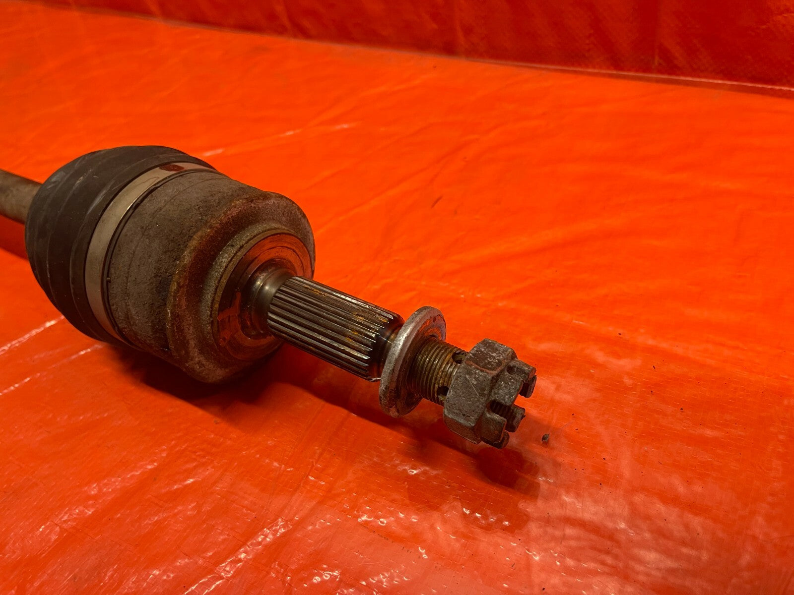 08 15 LANCER EVOLUTION X EVO 10   GSR   5 SPEED MANUAL   LEFT REAR AXLE   OEM2