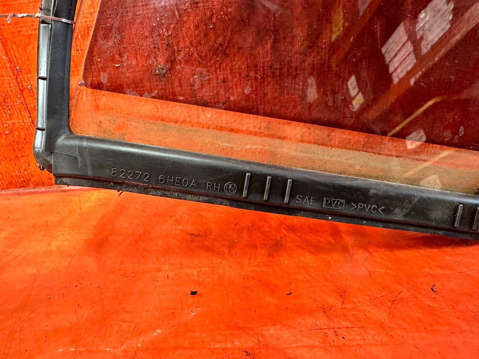 14 20 INFINITI Q50   PASSENGER RIGHT REAR   DOOR VENT GLASS   OEM #3162
