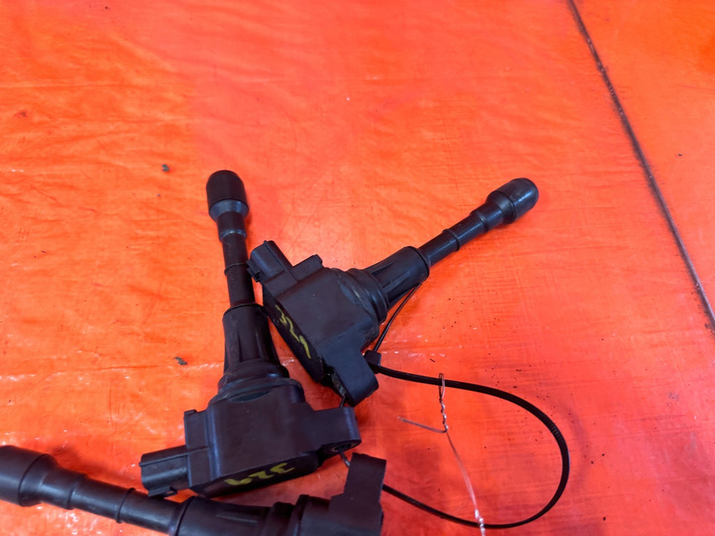 08 15 INFINITI G37 Q60 370Z 3.7L VQ37 IGNITION COIL PACKS SET OF 3 OEM #3293