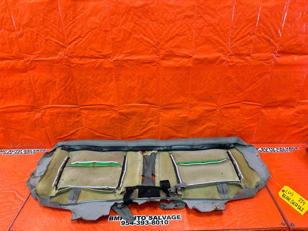 02 04 ACURA RSX   GRAY   REAR LOWER SEAT SKIN LEATHER COVER OEM 2548