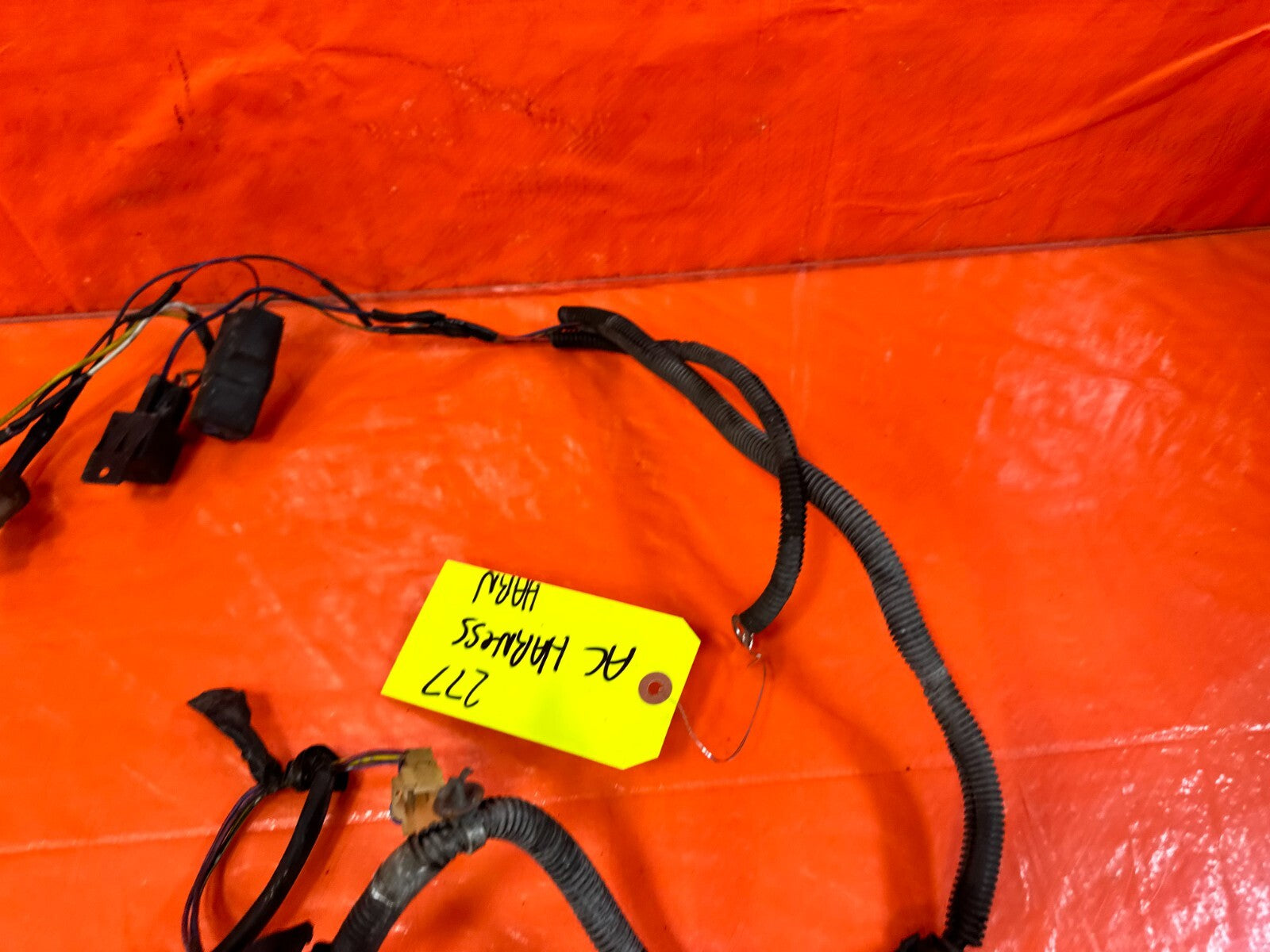 88 89 HONDA CRX DX   ENGINE BAY AIR CONDITIONING AC WIRE HARNESS WIRING LOOM OEM6