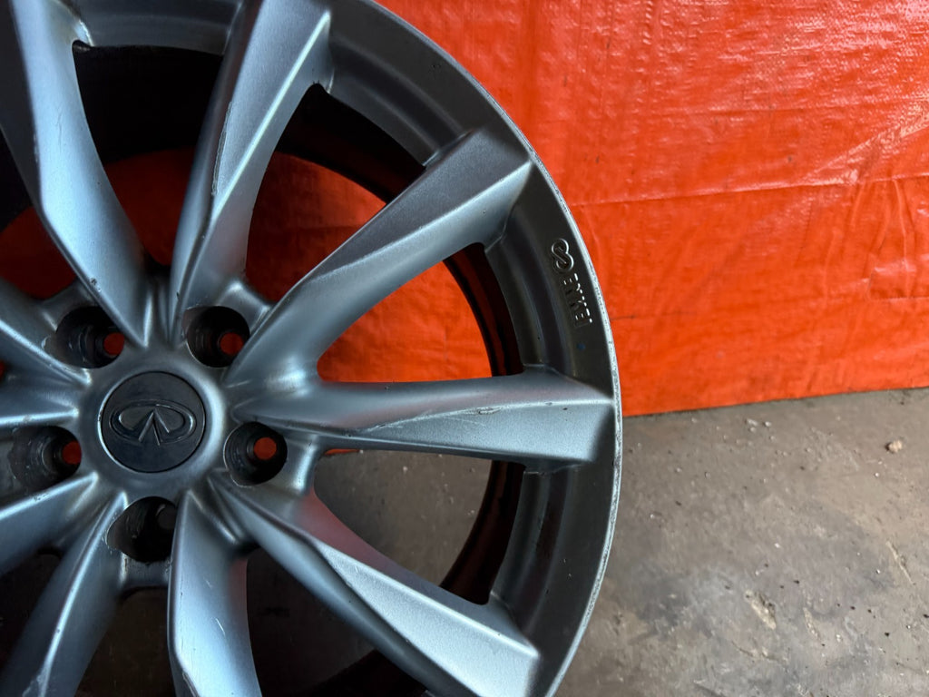08 15 INFINITI G37 Q60   10 SPOKE   18 INCH   REAR WHEEL RIM   OEM #310 33