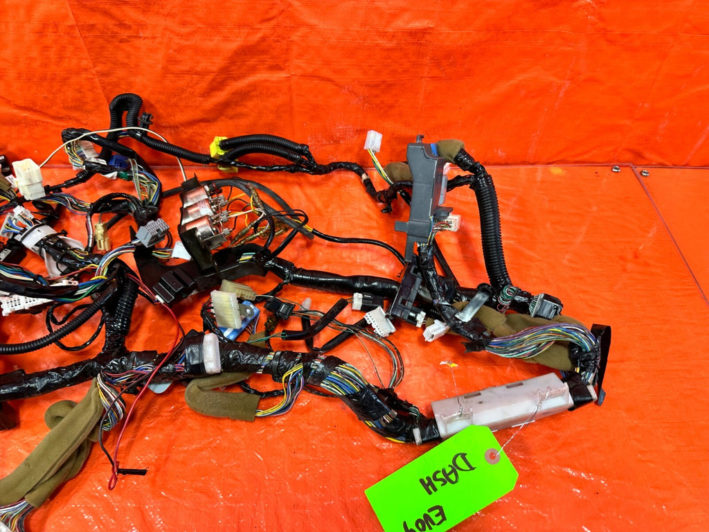2006 06 LANCER EVOLUTION IX EVO 9 MR VOLT TEMP TURBO MR GAUGES W/ ALL WIRING OEM22