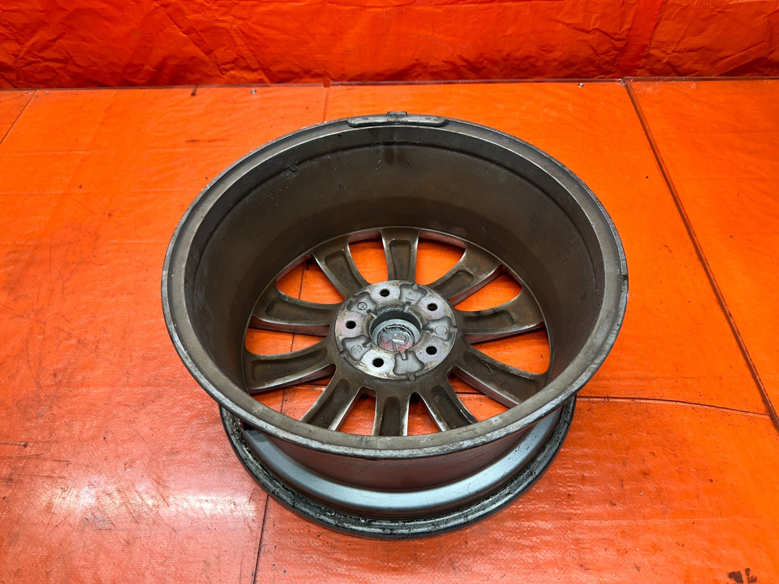 14-17 INFINITI Q50 17 INCH 10 SPOKE ALLOY WHEEL RIM W/ TPMS SENSOR OEM FACTORY F14