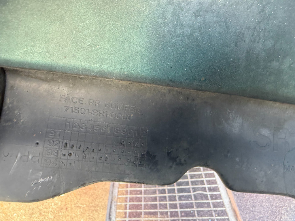 92 95 HONDA CIVIC   2D COUPE   REAR BUMPER COVER ASSEMBLY   GENUINE OEM 32713
