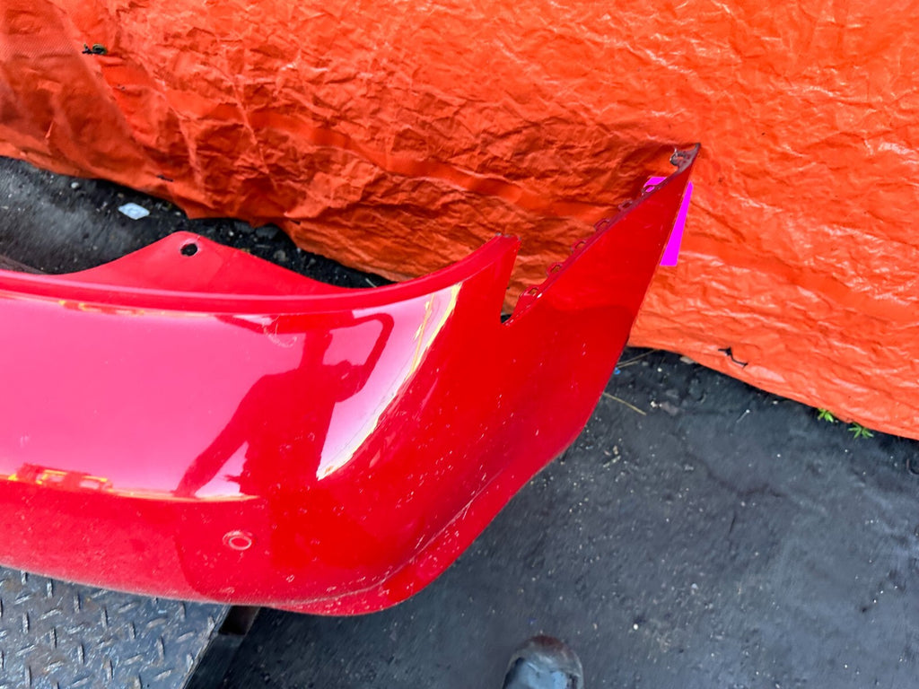 09 15 INFINITI G37 CONVERTIBLE   REAR BUMPER COVER   RED COLOR   OEM #27817
