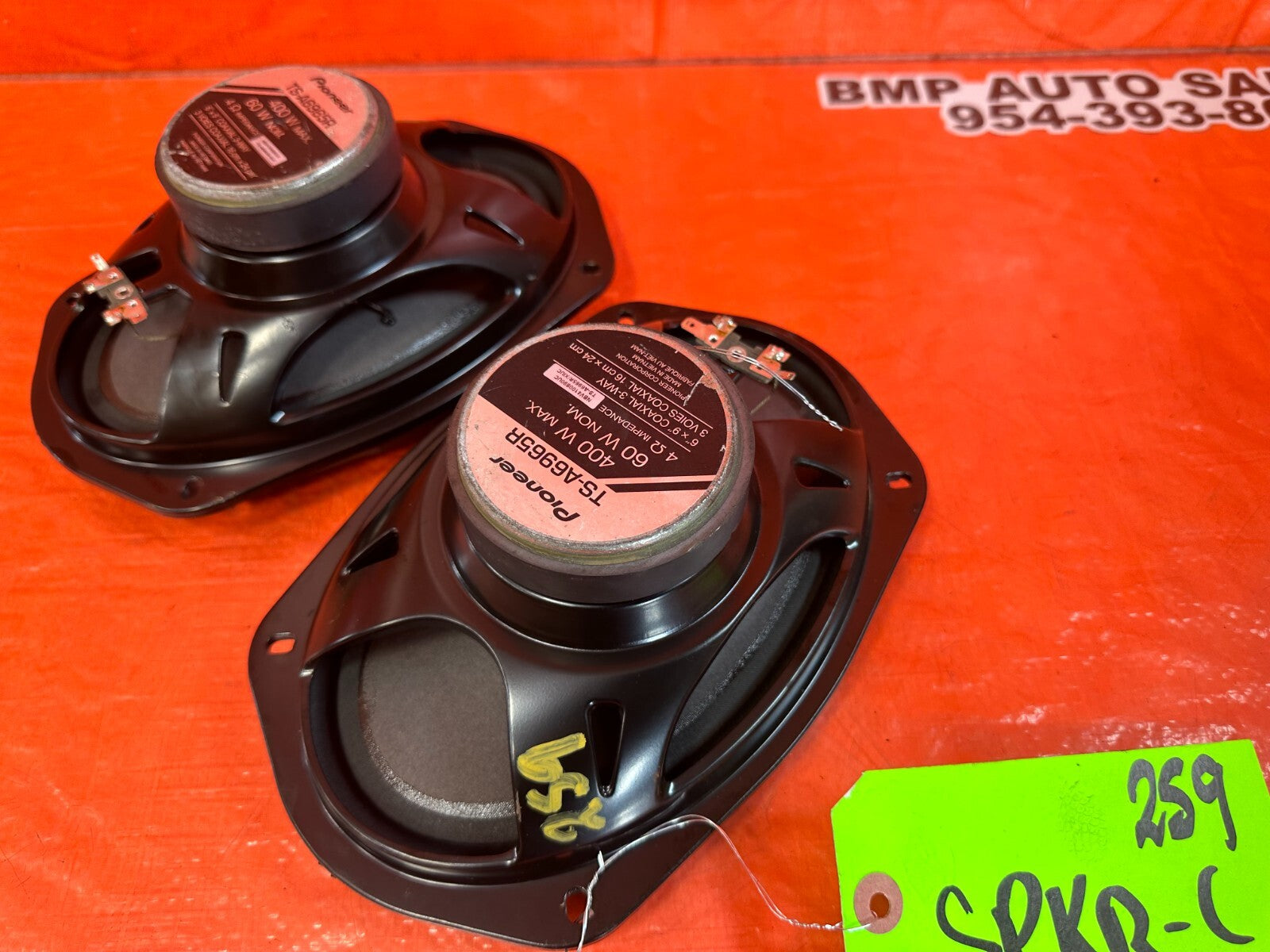 97 01 HONDA PRELUDE   PIONEER TS A6965R SPEAKERS   #25910