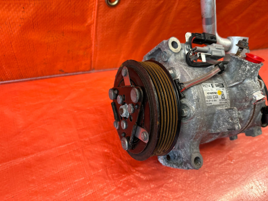 16 20 INFINITI Q50 Q60 3.0L HVAC AIR CONDITIONG AC COMPRESSOR   OEM FACTORY #2222