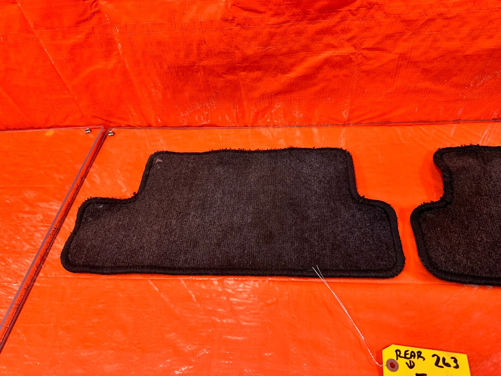 97 01 HONDA PRELUDE   LEFT AND RIGHT REAR FLOOR MAT MATS CARPET CARPETS OEM 2637
