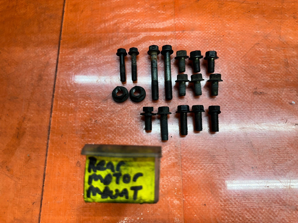 04-08 ACURA TL 3.2L 3.5L V6 REAR MOTOR MOUNT BOLTS HARDWARE BRACKET OEM #3470