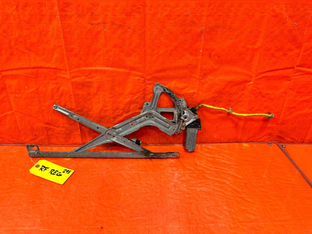 93 97 HONDA DEL SOL   PASSENGER RIGHT   WINDOW REGULATOR W/ MOTOR   OEM #2956