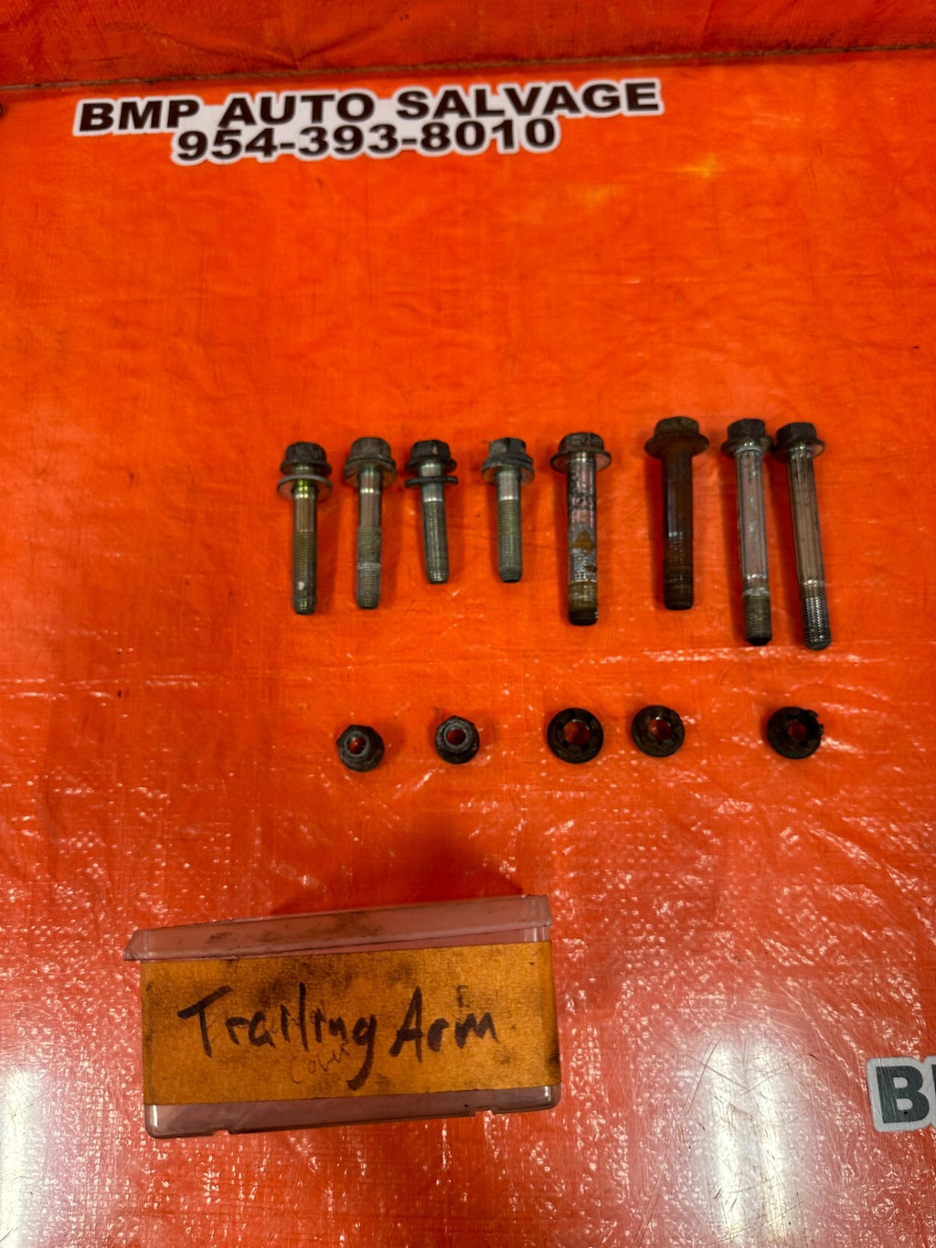 97 01 HONDA PRELUDE   REAR TRAILING ARM BOLTS NUTS HARDWARE   OEM #2598
