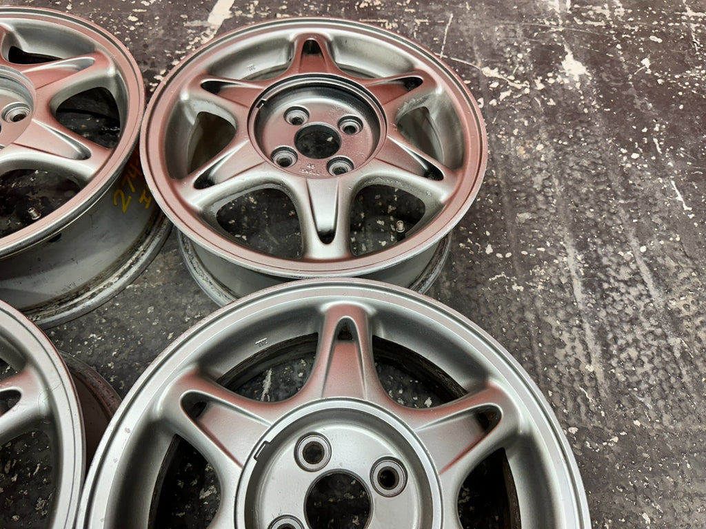 94 01 ACURA INTEGRA SNOWFLAKE WHEELS RIMS OEM FACTORY OE #27414