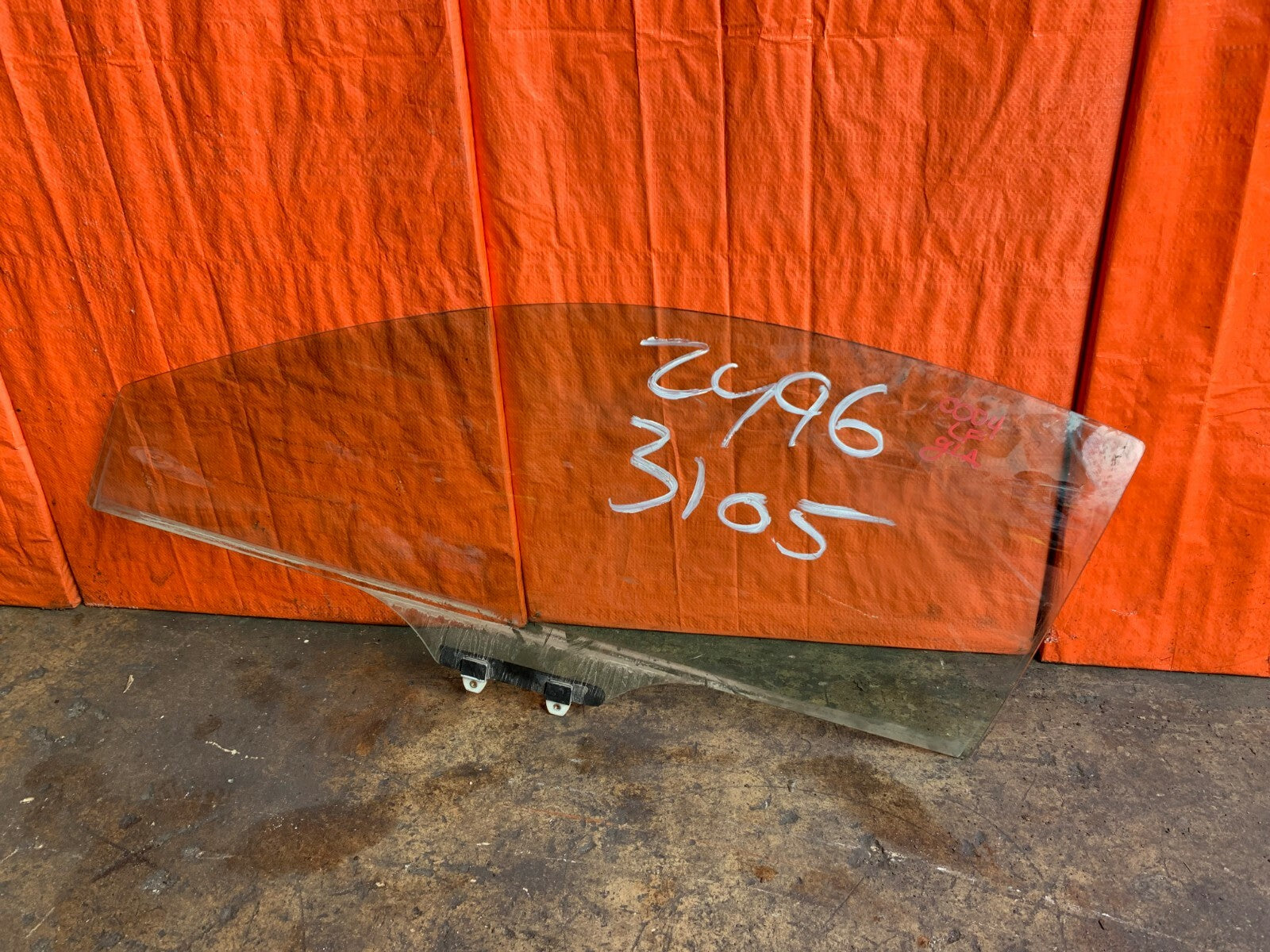 2004 04 ACURA RSX TYPE S   PASSENGER RIGHT WINDOW GLASS0