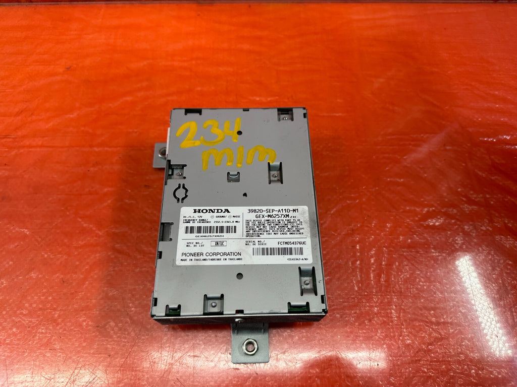 06 08 ACURA TL   XM UNIT   PART # 39820 SEP A11   OEM FACTORY #2340