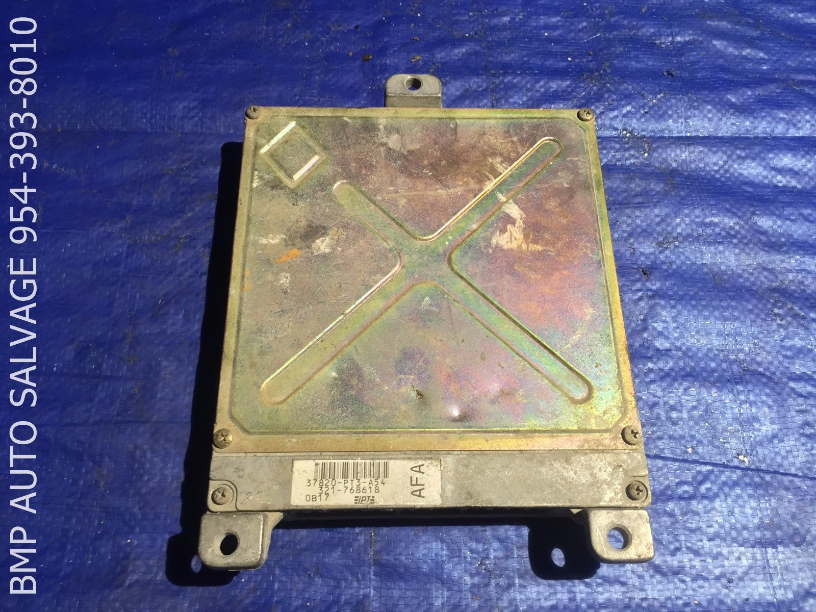 OEM 1990 HONDA ACCORD ECU # 37820 PT3 A54 ENGINE COMPUTER BRAIN ECM #1112 #QA220