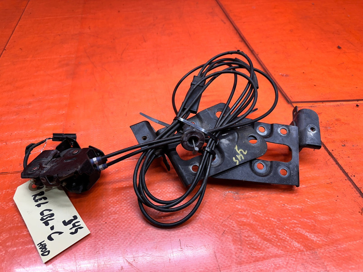 14-15 INFINITI Q50 3.7L AWD FRONT HOOD LOCK LATCHES CATCH WITH RELEASE CABLE 3435