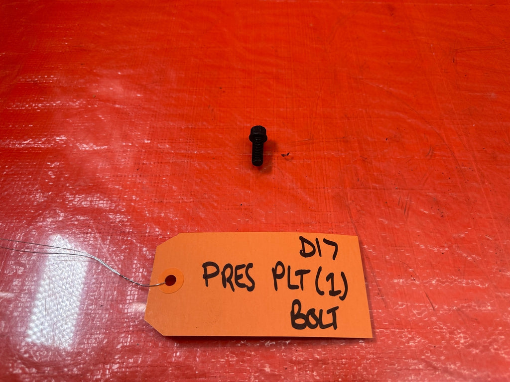 01 05 HONDA CIVIC   D17 1.7L SOHC   INDIVIDUAL SINGLE PRESSURE PLATE BOLT #D17 30