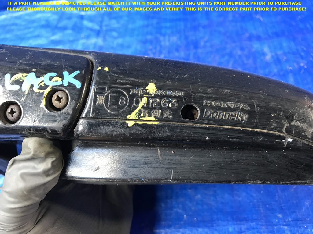 OEM 1994 1995 1996 1997 HONDA ACCORD DRIVER LEFT SIDE VIEW MIRROR E8011263   #125
