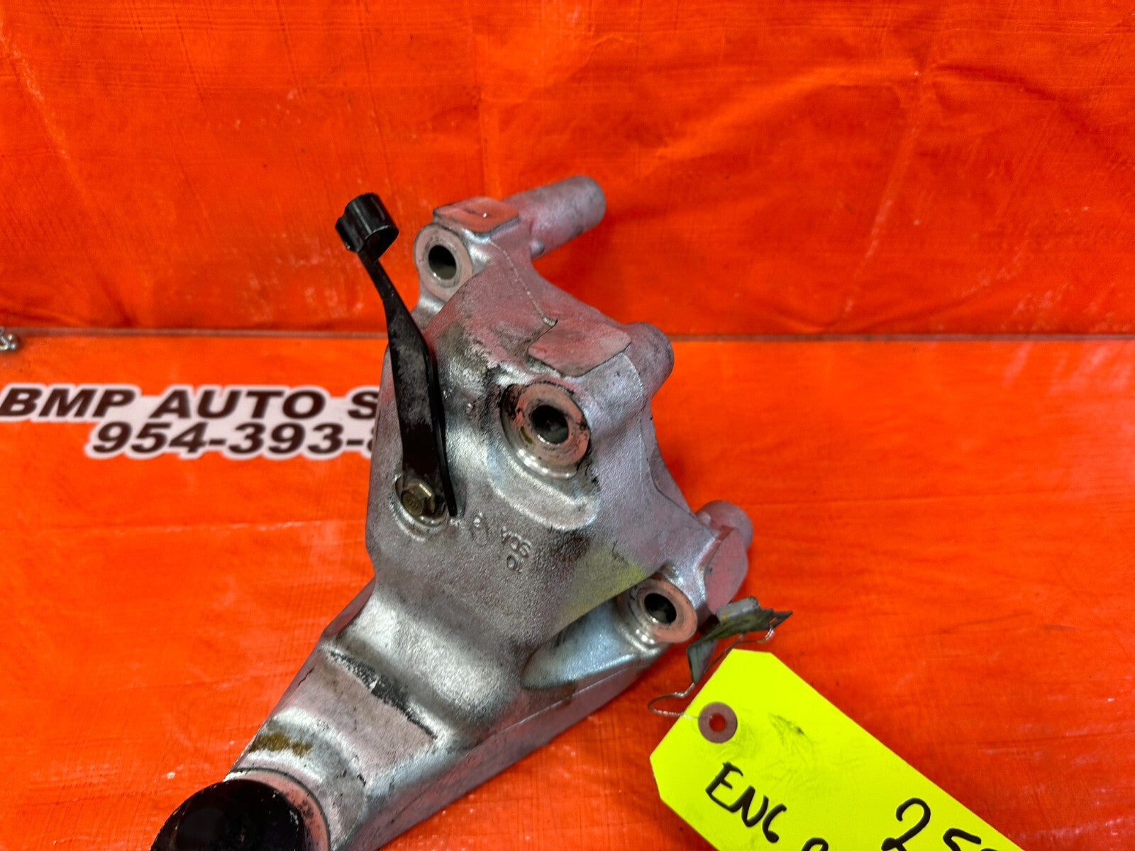 04 08 ACURA TSX   K24A2   REAR ALUMINUM ENGINE MOUNTING BRACKET OEM FACTORY #2555