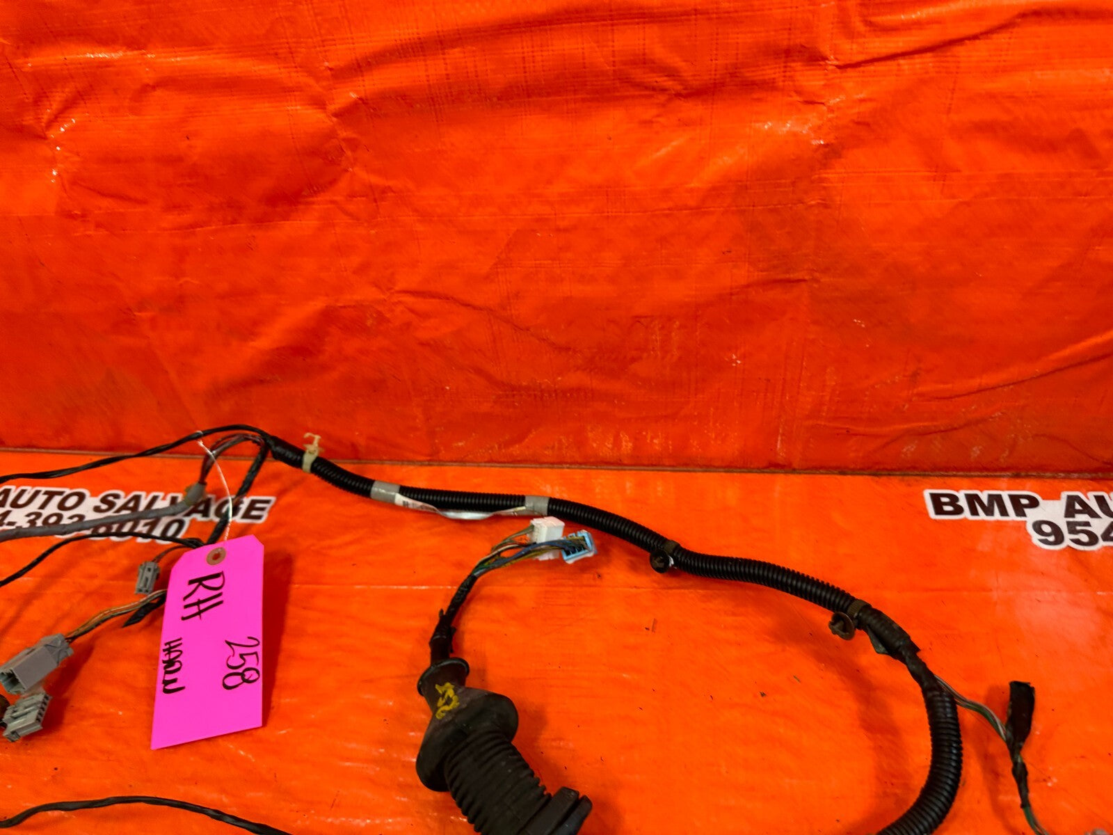 02 05 HONDA CIVIC SI EP3 HATCH PASSENGER RIGHT DOOR WIRING HARNESS WIRE LOOM 2582