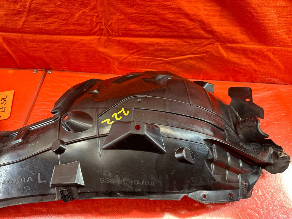 14 20 INFINITI Q50 DRIVER LEFT FRONT FRONT & REAR FENDER LINER SPLASH SHIELD 2223