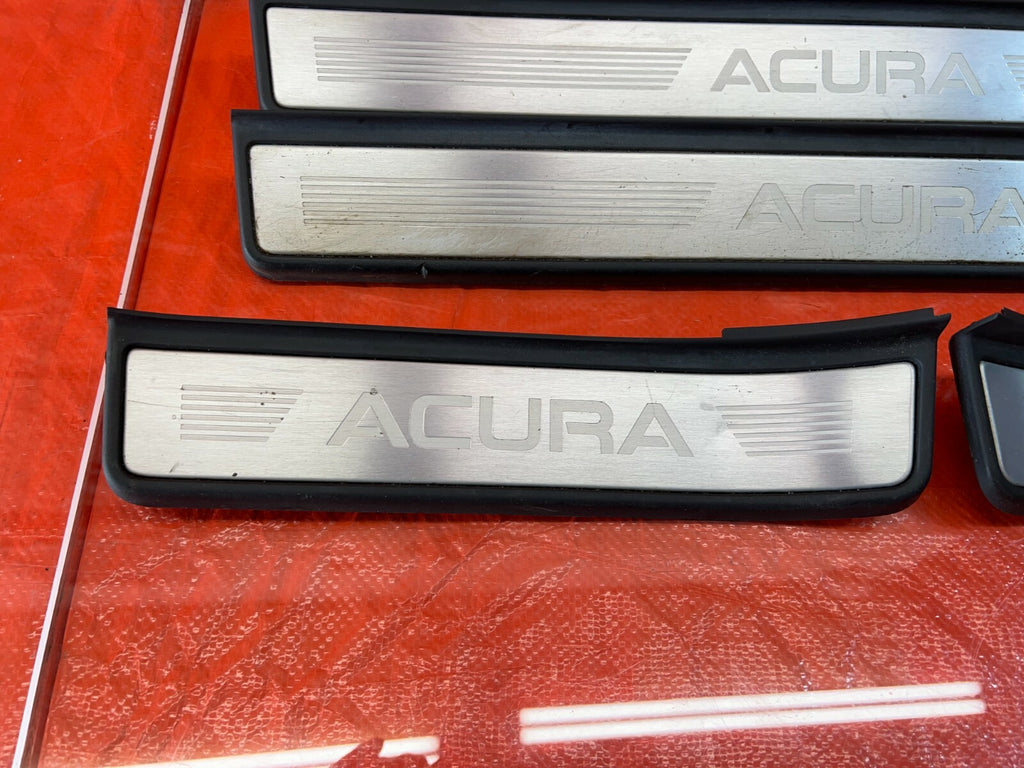 07 08 ACURA TL TYPE S FLOOR PILLAR SCUFF PLATE SET LEFT RIGHT FRONT REAR OEM 1066