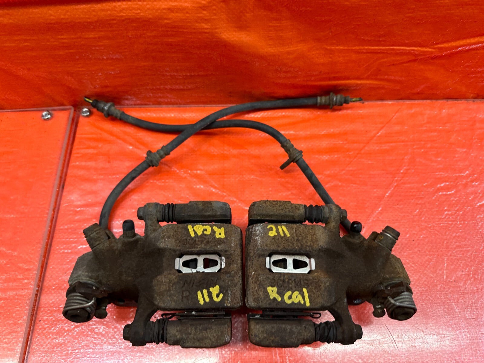 02 06 ACURA RSX BASE & TYPE S   REAR CALIPER SET CALIPERS LEFT & RIGHT OEM #2117