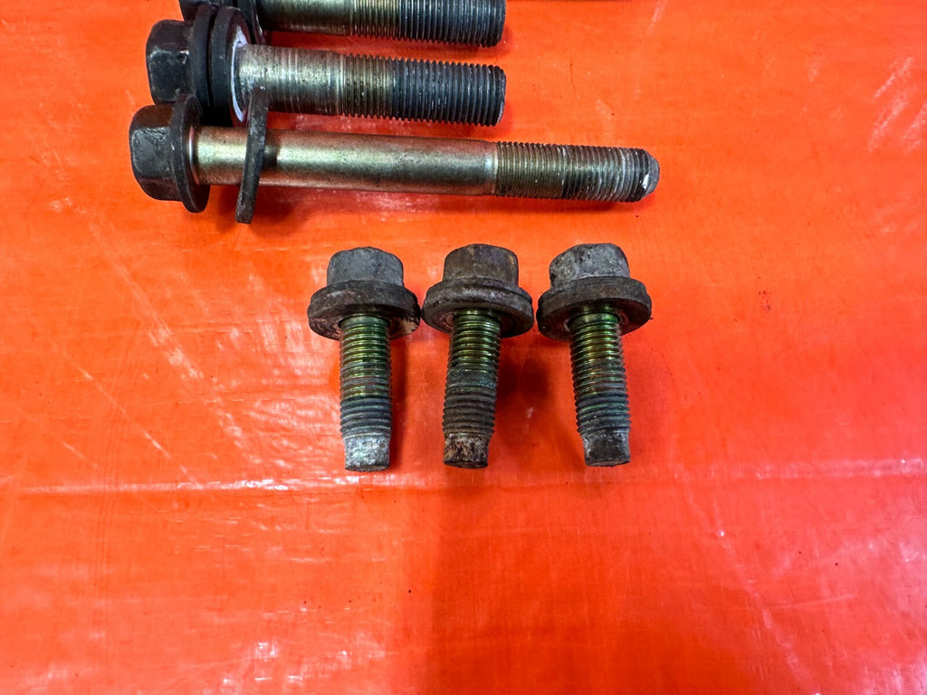 93 97 HONDA DEL SOL   REAR TRANSMISSION BRACKET BOLTS HARDWARE OEM FACTORY #2724