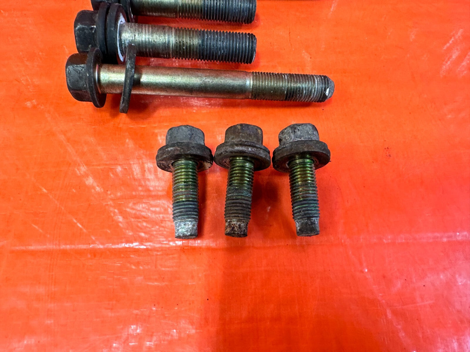 93 97 HONDA DEL SOL   REAR TRANSMISSION BRACKET BOLTS HARDWARE OEM FACTORY #2724