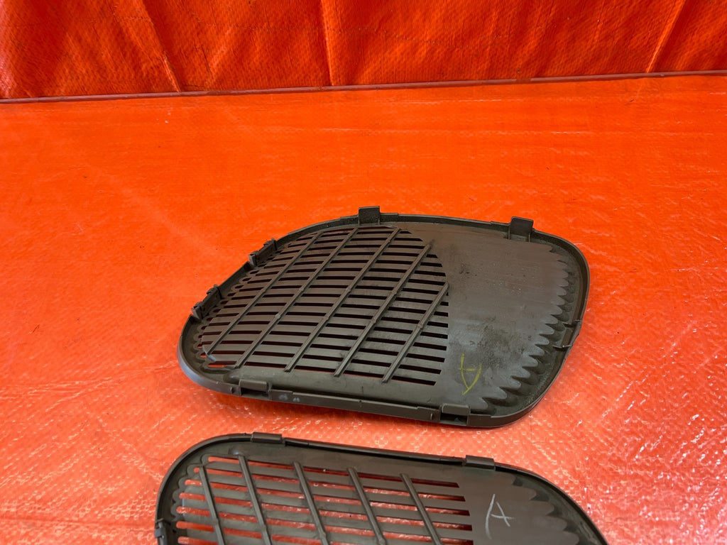 94 01 ACURA INTEGRA 2D REAR SPEAKER COVER TRIM PLASTIC LEFT & RIGHT TAN OEM #16413
