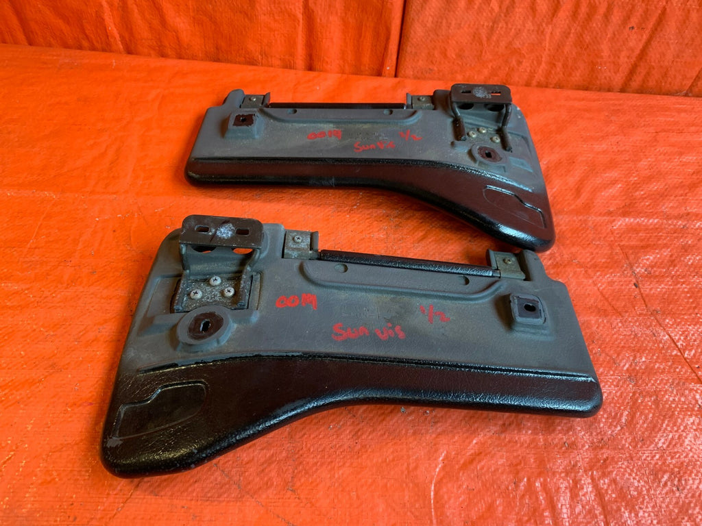 OEM 1994 94 HONDA DEL SOL   SUN VISOR SET PAINTED BLACK   LEFT AND RIGHT SET6