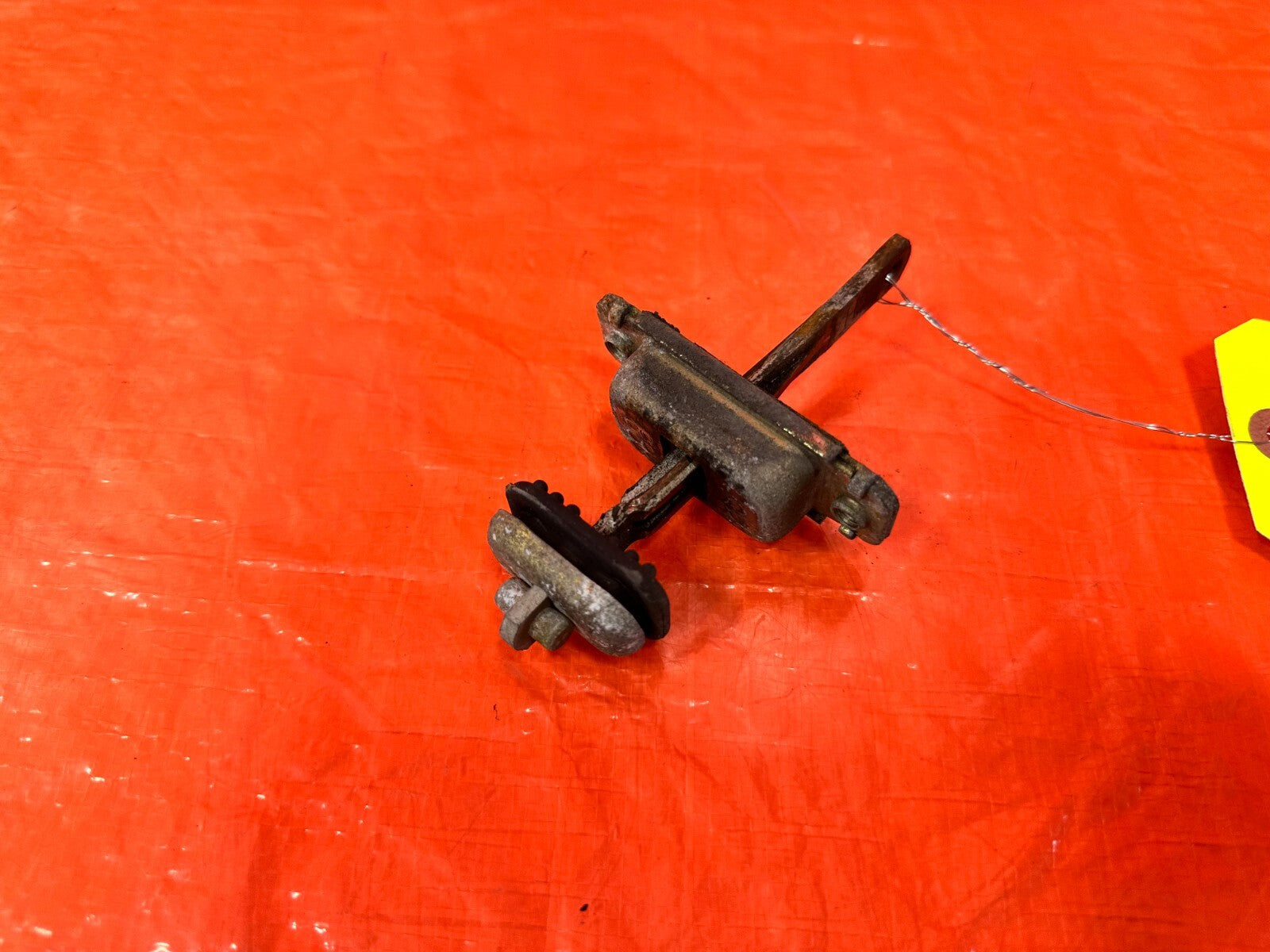 88 89 HONDA CRX   DRIVER LEFT FRONT DOOR CHECKER HINGE ARM STOPPER   OEM #2771