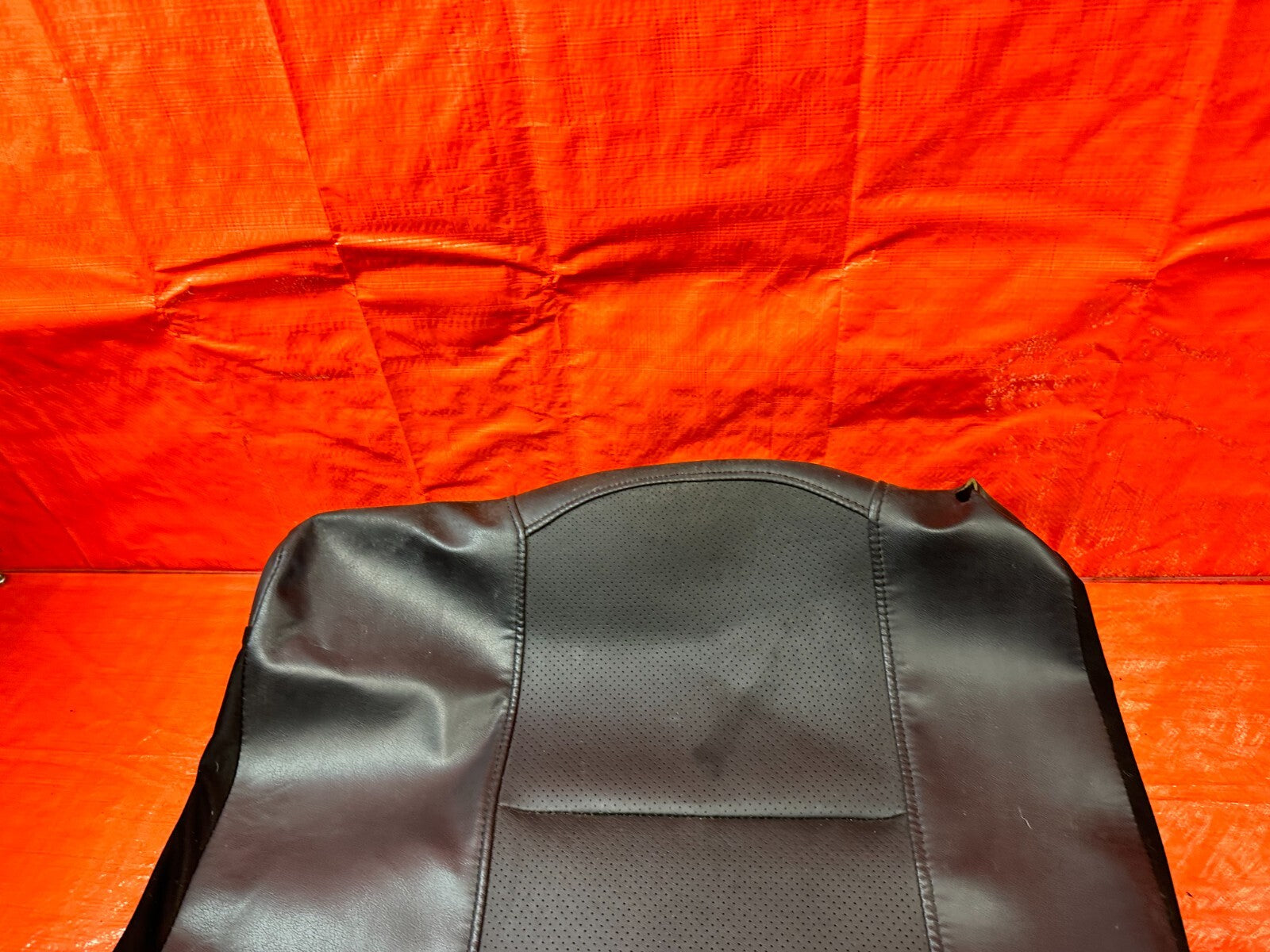 02 04 ACURA RSX   LEATHER LEFT REAR UPPER SEAT COVER SKIN LEATHER WRAP OEM #2713