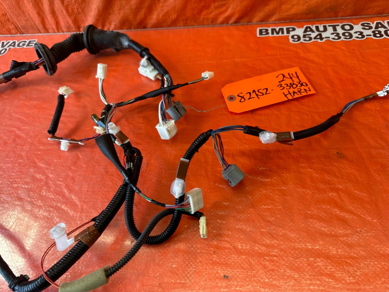 2009 09 LEXUS ES350   DRIVER LEFT FRONT DOOR WIRING HARNESS WIRE LOOM   OEM #2446