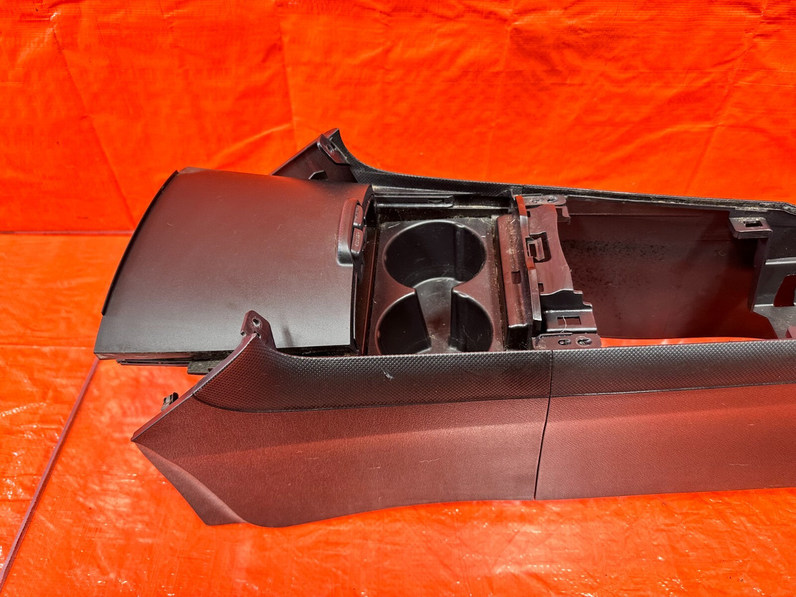 02 06 ACURA RSX   ARM REST CENTER CONSOLE ASSEMBLY   BLACK   OEM #2712