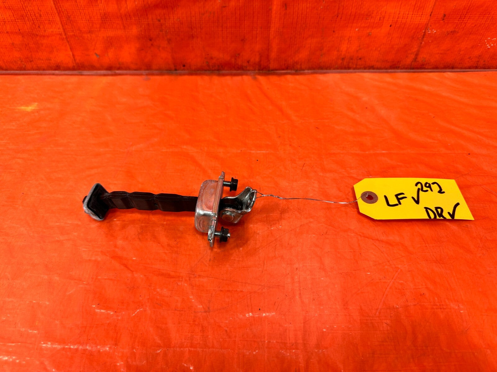 13 20 SUBARU BRZ   DRIVER LEFT FRONT DOOR CHECKER HINGE ARM STOPPER   OEM #2920