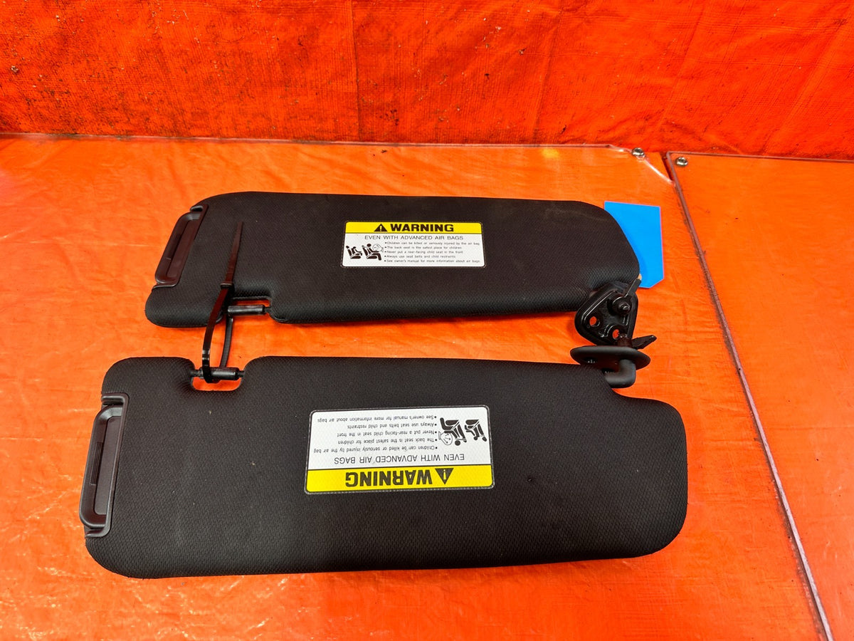 13-16 HYUNDAI GENESIS COUPE 3.8L - LEFT AND RIGHT SUN VISORS PAIR SET - OEM #3180
