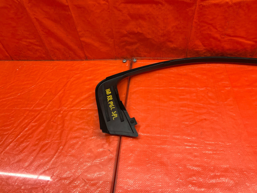 09 12 ACURA TSX   PASSENGER RIGHT REAR   INTERIOR DOOR WINDOW TRIM   OEM #16811